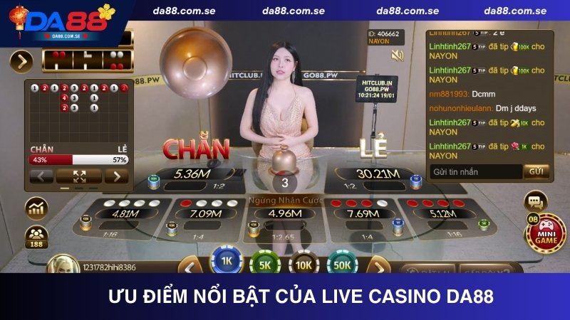 Live Casino DA88 - Đẳng Cấp Sòng Bài Số #1 Châu Á 2026 - IVONIX.BIZ